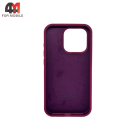 Чехол Iphone 15 Pro Silicone Case, 52 бордовый