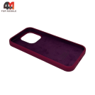 Чехол Iphone 15 Pro Silicone Case, 52 бордовый