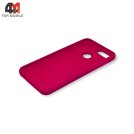 Чехол для телефона Huawei P Smart 2018 Silicone Case, малинового цвета