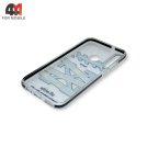 Чехол для телефона Huawei P40 Lite E/Y7P/Honor 9C силиконовый с рисунком, Off-White
