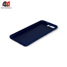 Чехол для телефона Huawei P10 силиконовый, матовый, синего цвета, Motomo