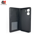 Чехол-книга для Xiaomi Poco C65/Redmi 13C в бок, черного цвета