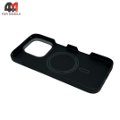 Чехол Iphone 16 Pro кевлар 500D + MagSafe, черного цвета