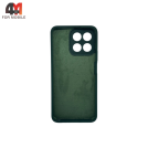 Чехол для Honor X7C Silicone Case, темно-зеленого цвета
