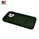 Чехол для Iphone 12 Pro Silicone Case Squared, 64 темно-еловый