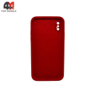 Чехол для Iphone X/Xs Silicone Case Squared, 14 красный
