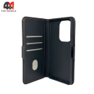 Чехол-книга для Xiaomi Poco M6 Pro 4G/Redmi Note 13 Pro 4G/Redmi Note 14S шов, черного цвета, Case