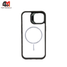 Чехол для Iphone 15 Pro Protective Plus+MagSafe, серого цвета