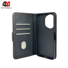 Чехол-книга для Honor 400 шов, черного цвета, Case