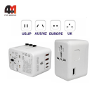 Сетевой переходник адаптер Travel 2USB/2USB-C, 25W, белый
