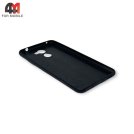 Чехол для телефона Huawei Y7 2017 силиконовый с логотипом, черного цвета