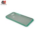 Чехол для телефона Huawei Y9 2018 силиконовый с блестками, зеленого цвета
