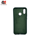Чехол для телефона Huawei P20 Lite/Nova 3E Silicone Case, темно-зеленого цвета