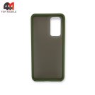 Чехол для телефона Huawei P40 пластиковый с усиленной рамкой, зеленого цвета, Case