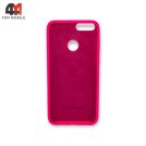 Чехол для телефона Huawei P Smart 2018 Silicone Case, ярко-розового цвета