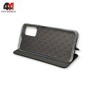 Чехол-книга для Xiaomi Poco M3 бок ракушка, темно-синего цвета
