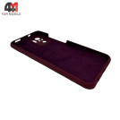 Чехол для Xiaomi Poco M5s/Redmi Note 10 4G/Note 10S Silicone Case, цвет марсала