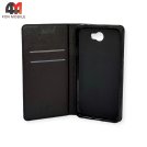 Чехол-книга для телефона Huawei Y5 II/Y5 2016 черного цвета, Mobi
