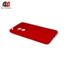 Чехол для телефона Huawei Y7 Prime 2017 силиконовый, матовый, красного цвета, Cherry