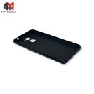 Чехол для телефона Huawei Y7 Prime 2017 силиконовый, матовый, черного цвета, Cherry