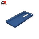Чехол для Nokia 6.1 Plus 2018/X6 2018 силиконовый, прозрачный, синего цвета