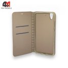 Чехол-книга для телефона Huawei Y6 II/ Y6 2016 золотого цвета, New Case
