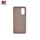 Чехол для Samsung S20/S11 lite/S11e Silicone Case, пудрового цвета