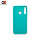 Чехол для телефона Huawei P40 Lite E/Y7P/Honor 9C силиконовый, матовый, бирюзового цвета