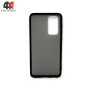 Чехол для телефона Huawei P40 пластиковый с усиленной рамкой, черного цвета, Case