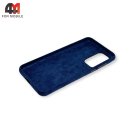 Чехол для телефона Huawei P40 пластиковый, Alcantara, синего цвета