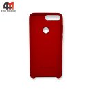 Чехол для телефона Huawei Y7 2018/Y7 Prime 2018/7C Pro Silicone Case, красного цвета