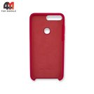 Чехол для телефона Huawei Y7 2018/Y7 Prime 2018/7C Pro Silicone Case, малинового цвета