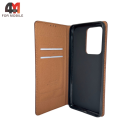 Чехол-книга для Samsung S20 Ultra/S11 Plus коричневого цвета, Rich Boss