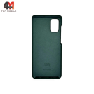 Чехол для Samsung M51 Silicone Case, темно-зеленого цвета