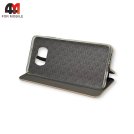Чехол-книга для Xiaomi Poco X3/X3 Pro бок ракушка, черного цвета