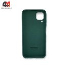Чехол для телефона Huawei P40 Lite/Nova 6Se/Nova 7i Silicone Case, темно-зеленого цвета