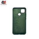 Чехол для Xiaomi Redmi 9C/Redmi 10A Silicone Case, темно-зеленого цвета