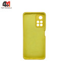 Чехол для Xiaomi Poco M4 Pro 5G/Redmi Note 11 5G Silicone Case, желтого цвета
