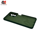 Чехол для Samsung M52 Silicone Case, темно-зеленого цвета