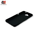 Чехол для телефона Huawei Y5 2017 силиконовый под кожу, черного цвета