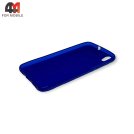 Чехол для телефона Huawei Y6 II/ Y6 2016 силиконовый, матовый, синего цвета