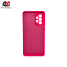 Чехол для Samsung A73 5G Silicone Case, ярко-розового цвета