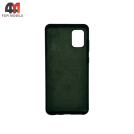 Чехол для Samsung A31 Silicone Case, темно-зеленого цвета
