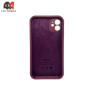 Чехол для Iphone 11 Silicone Case Squared, 52 бордовый
