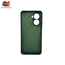Чехол для телефона Huawei Nova 10 SE Silicone Case, темно-зеленого цвета
