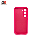 Чехол Samsung S23 Plus Silicone Case, ярко-розового цвета