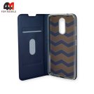 Чехол-книга для Nokia 3.2 синего цвета, Skin
