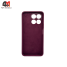 Чехол для Honor X6A 4G Silicone Case, цвет марсала