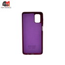 Чехол для Samsung M51 Silicone Case, цвет марсала