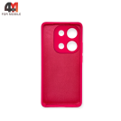 Чехол для Xiaomi Poco M6 Pro 4G/Redmi Note 13 Pro 4G/Redmi Note 14S Silicone Case, ярко-розового цвета
